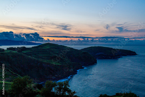Sunset over São Miguel, Azores