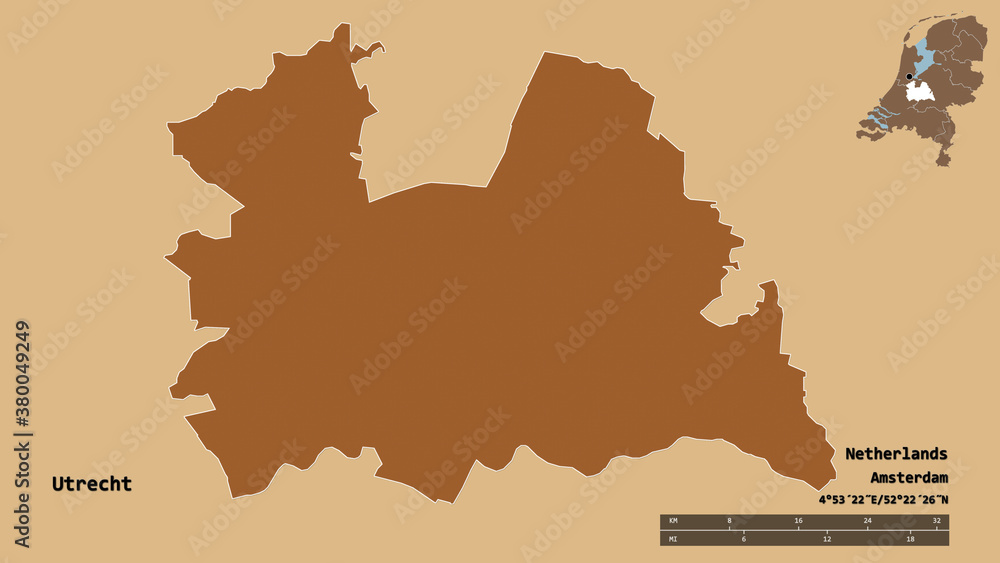 Utrecht, province of Netherlands, zoomed. Pattern