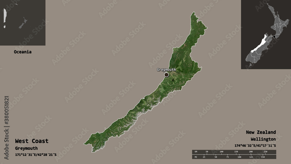 West Coast, regional council of New Zealand,. Previews. Satellite