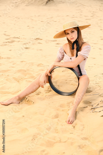 Beautiful fashionable young...