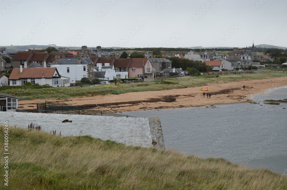 The coastine at Earlsferry, Fife, Scotland The coastine at Earlsferry, Fife, Scotland