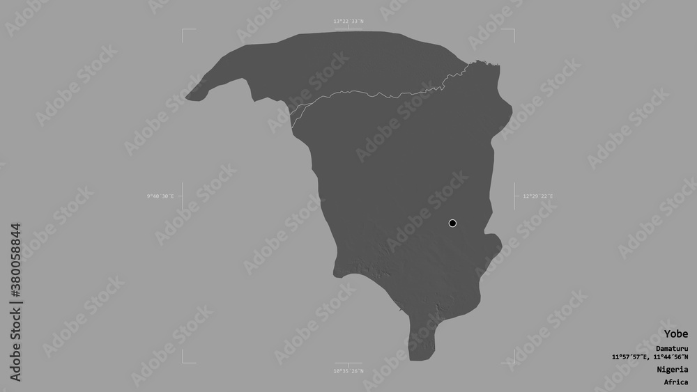 Yobe - Nigeria. Bounding box. Bilevel Yobe - Nigeria. Bounding box. Bilevel