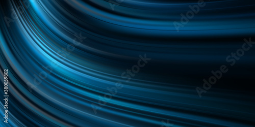 Modern light blue wave decorative background © gojalia