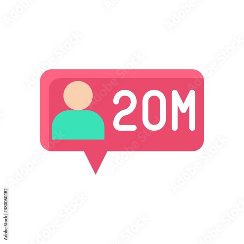 live and streaming related character with message popup and written text vector in flat style,