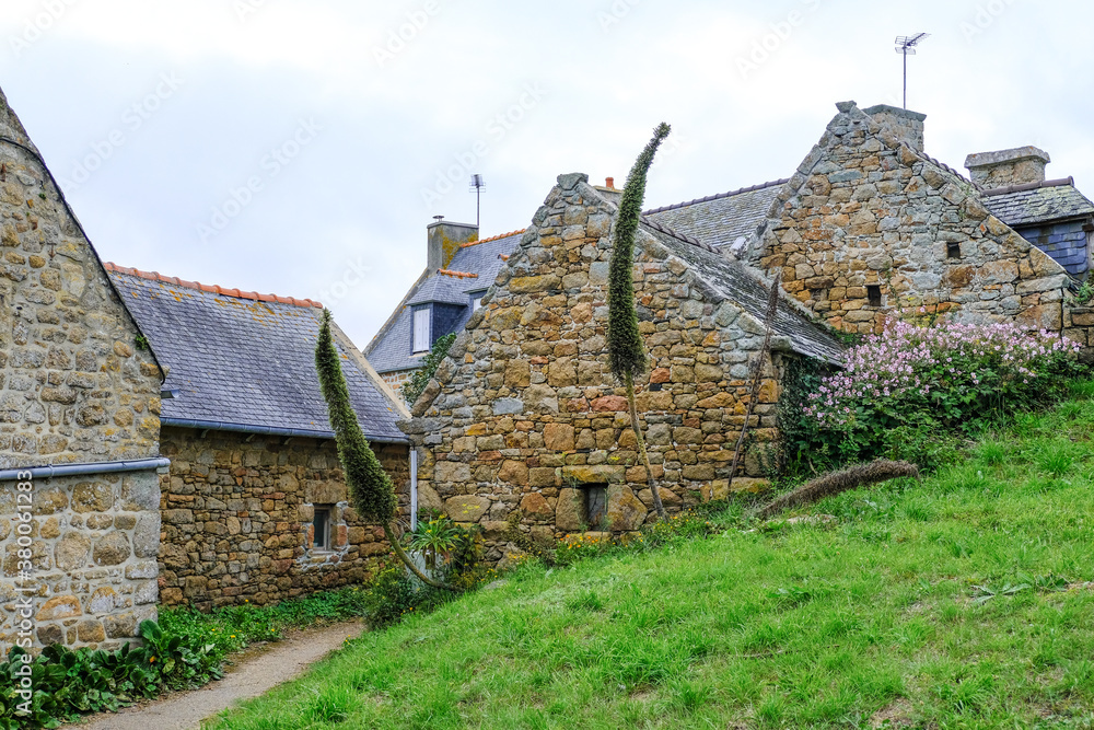 Landscape at picturesque Ile de Brehat island in Brittany, France Landscape at picturesque Ile de Brehat island in Brittany, France