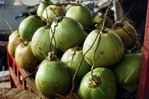 Coconuts for sale photo