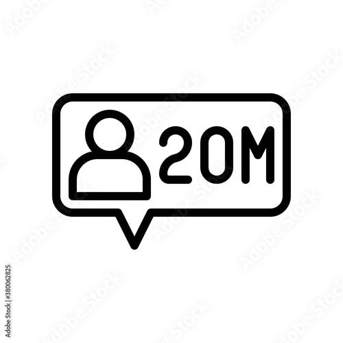 live and streaming related character with message popup and written text vector in lineal style,