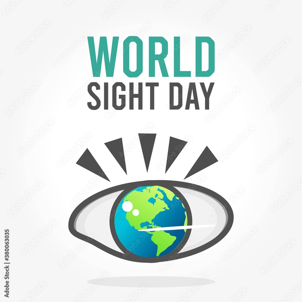 World Sight Day on October 8 Vector illustration. Suitable for greeting card poster and banner. World Sight Day on October 8 Vector illustration. Suitable for greeting card poster and banner.
