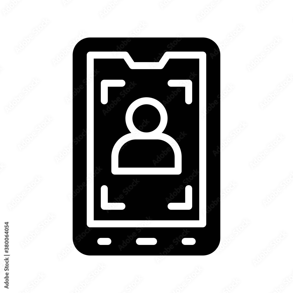 live and streaming related mobile screen with photo capture vector in solid design, live and streaming related mobile screen with photo capture vector in solid design,