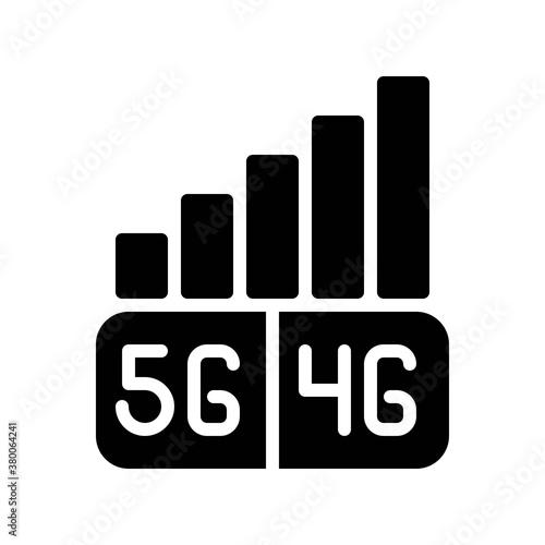 live and streaming related sim card signals with high speed network vector in solid design,