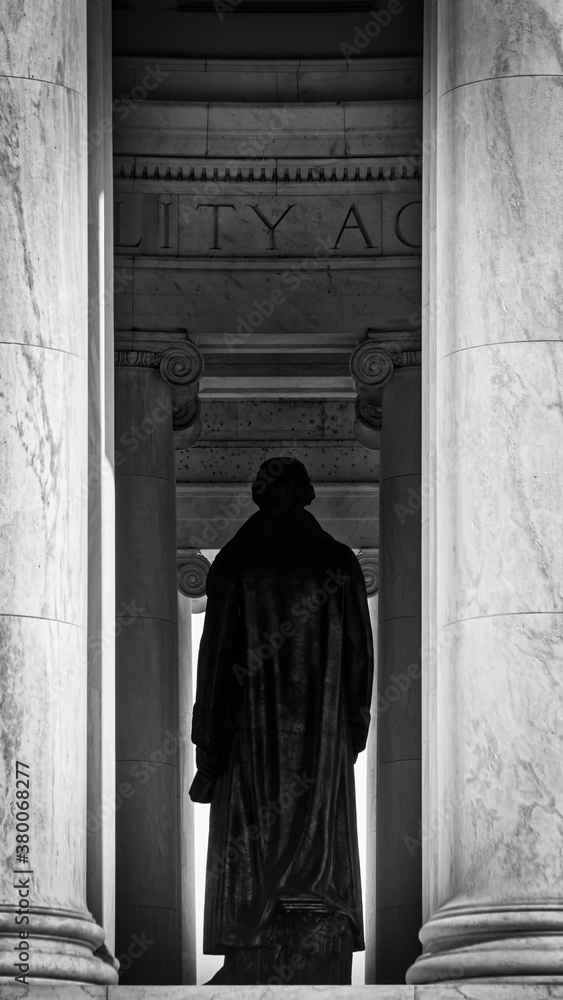 Naklejka premium Back of the Jefferson 2