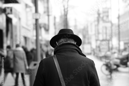 person in a street