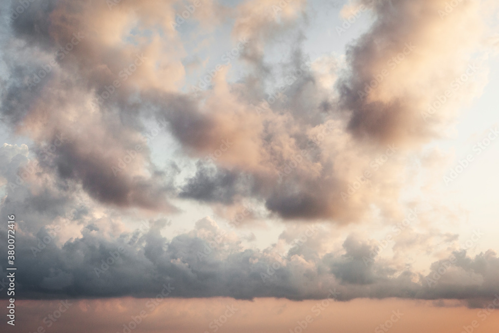 Stormy sunlit clouds Stormy sunlit clouds