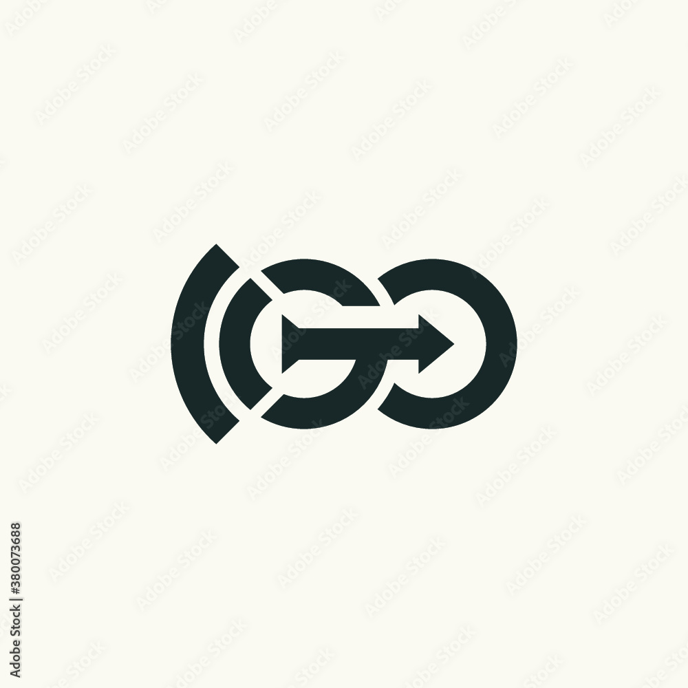 G logo initial GO logo vector illustration G logo initial GO logo vector illustration