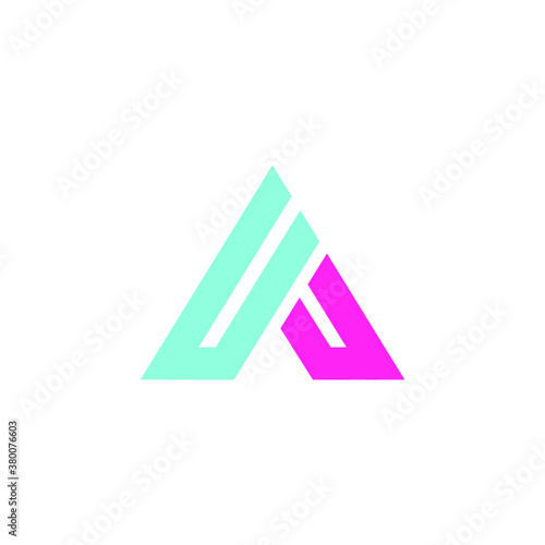 Free Download A logo triangle icon vector cloud illustrations - GFXLoad