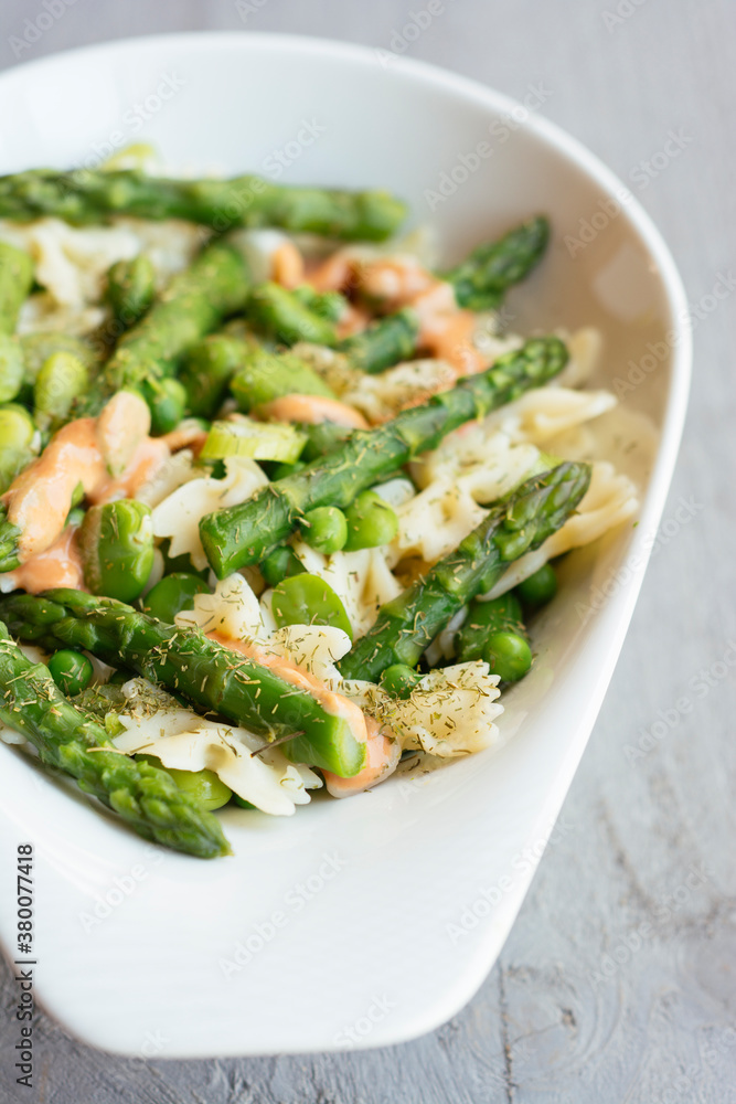 Spring Pasta Salad with Asparagus, Fava Beans and Peas Spring Pasta Salad with Asparagus, Fava Beans and Peas