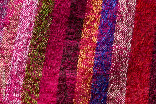 colored woolen fabric texture
