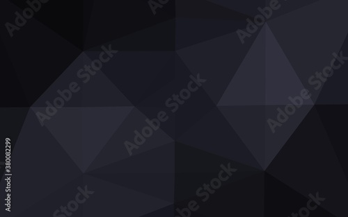 Dark BLUE vector abstract polygonal cover. Geometric illustration in Origami style with gradient. Brand new design for your business.