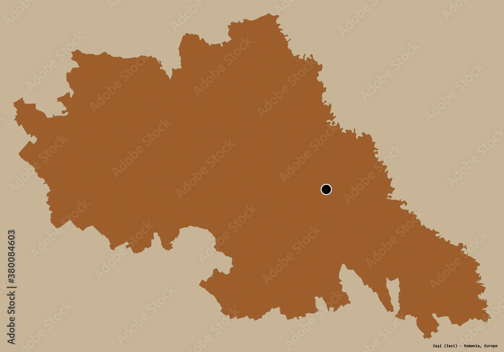 Fototapeta premium Iasi, county of Romania, on solid. Pattern