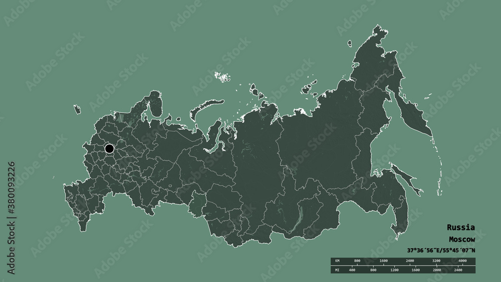 Location of Omsk, region of Russia,. Administrative Location of Omsk, region of Russia,. Administrative