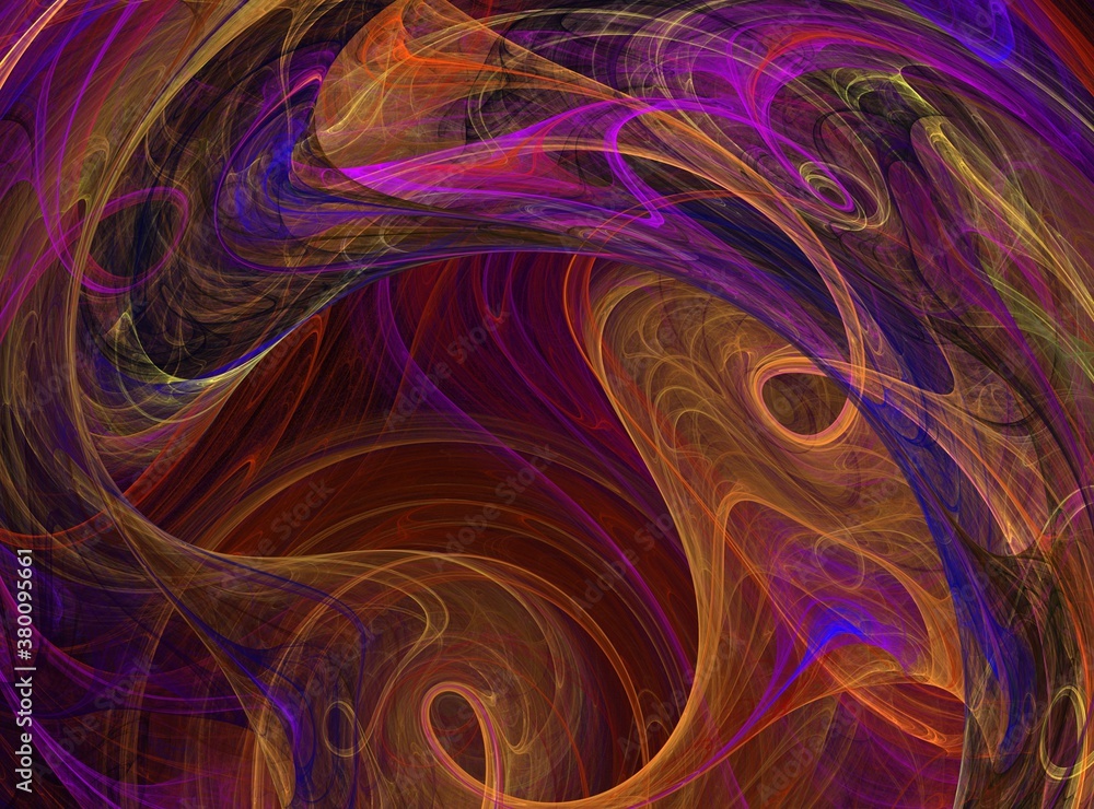 Fototapeta premium Computer generated abstract fractal pattern 