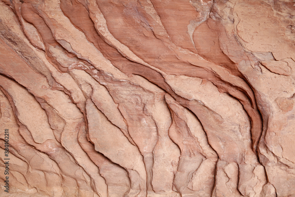 Fototapeta premium Beautiful colors and textures of red rock 