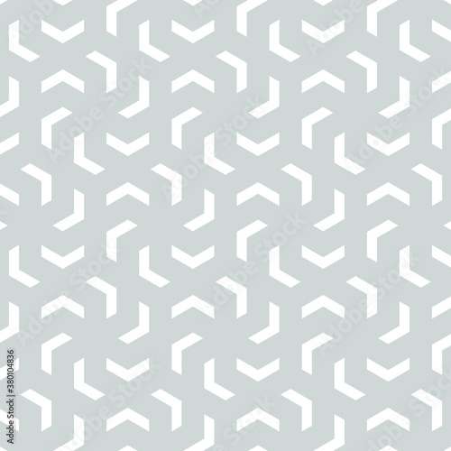  Hexagonal art deco pattern background. © HPL