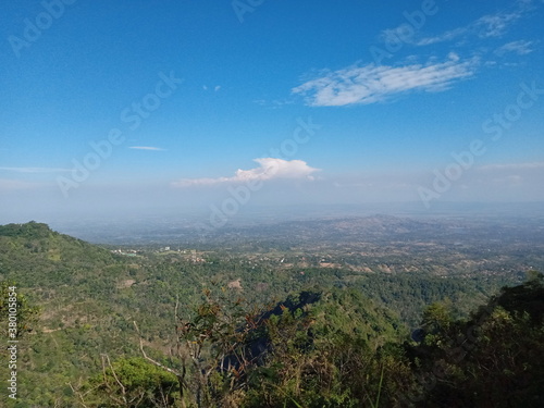 view of the mountains