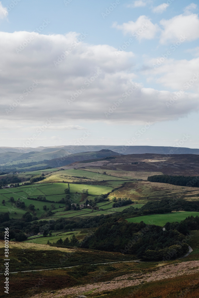 Views from Stanage Edge. Derbyshire, UK. Views from Stanage Edge. Derbyshire, UK.