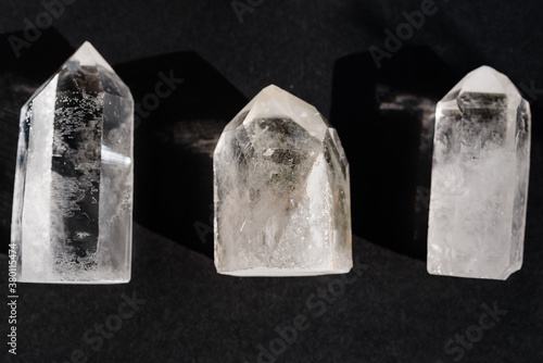 Clear quartz points