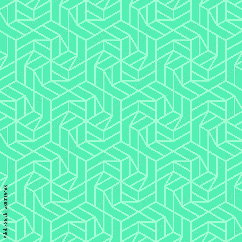 
Hexagonal art deco pattern background.