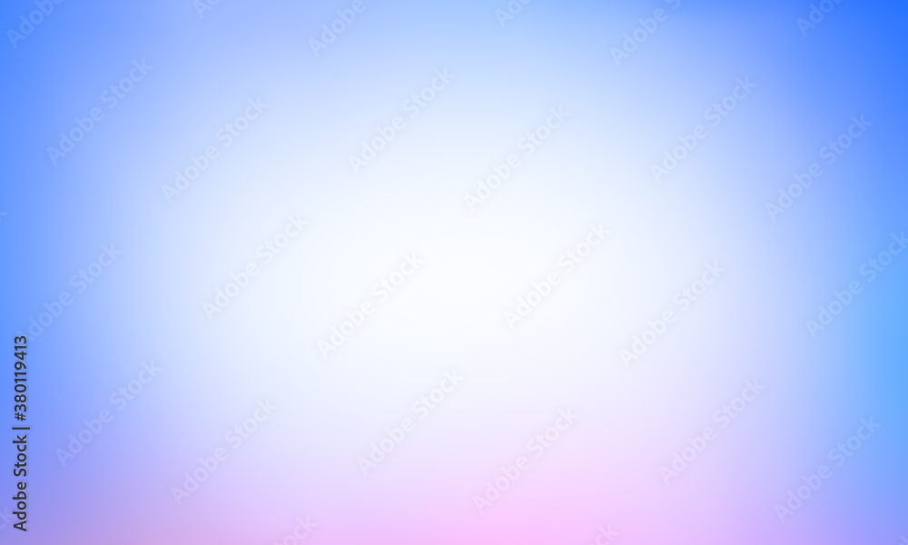 Fototapeta premium Abstract soft blue pink and white background in pastel colorful gradation.