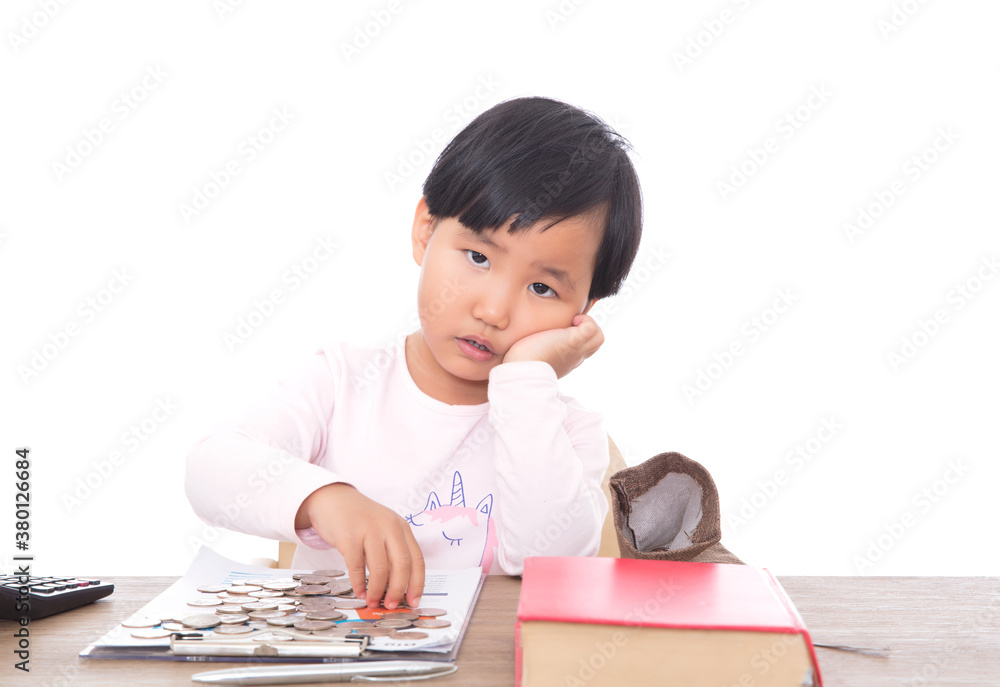 Little girl experiencing wealth planning