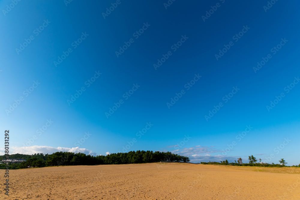 Fototapeta premium Tottori prefecture beautiful tottori Dune
