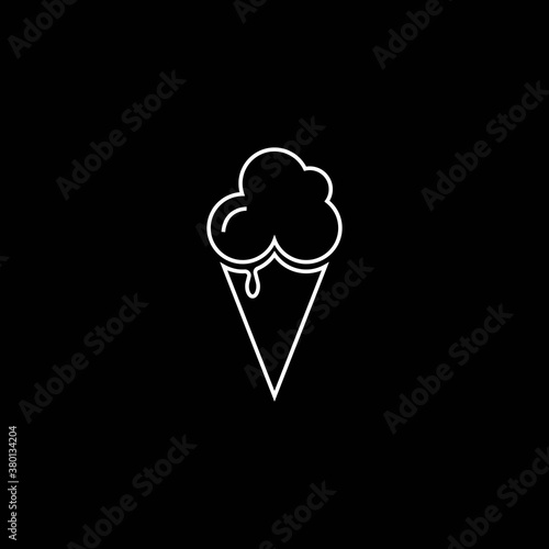 Ice cream icon vector
