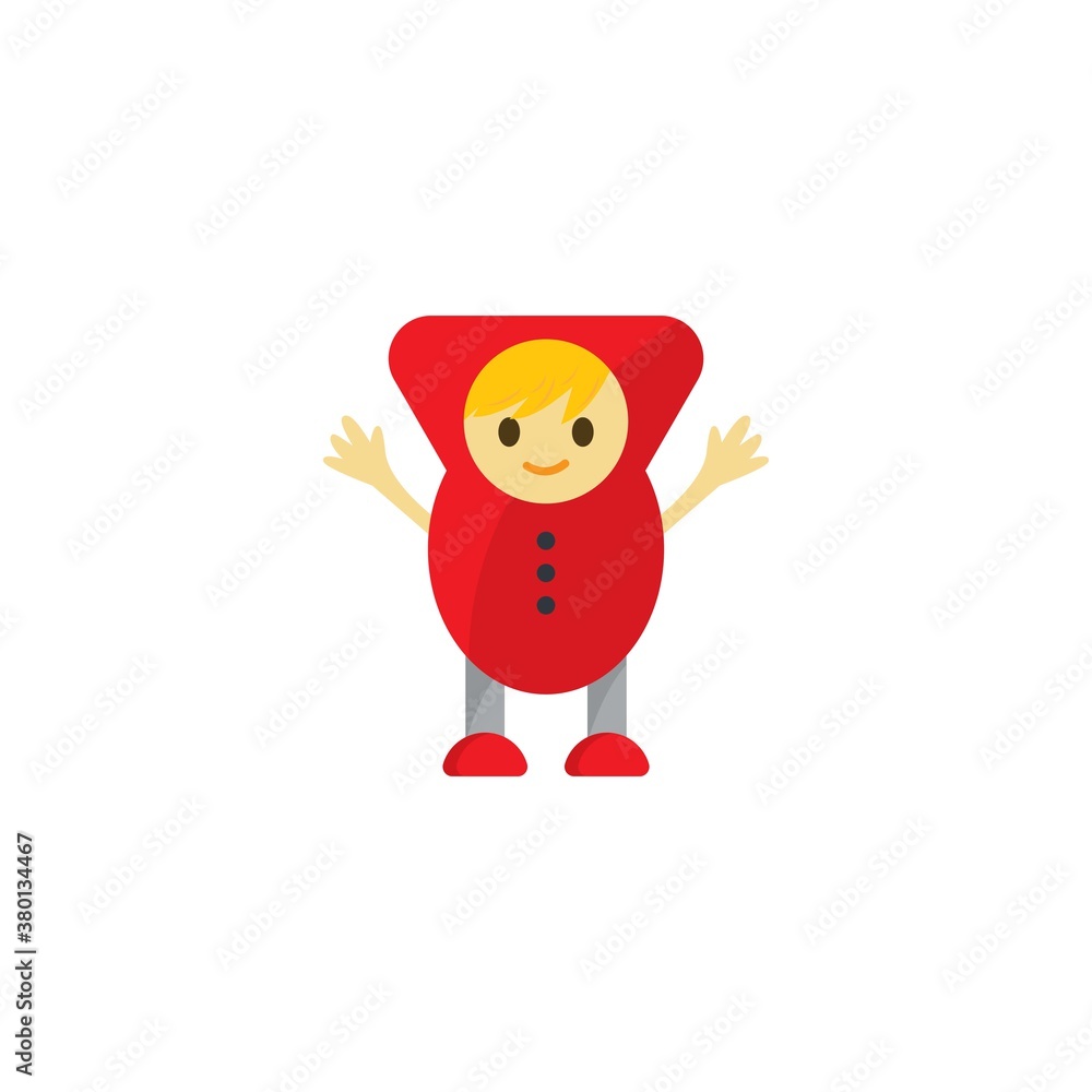 Fototapeta premium Cute character vector design illustration