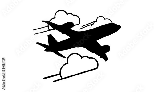 airplane vector icon