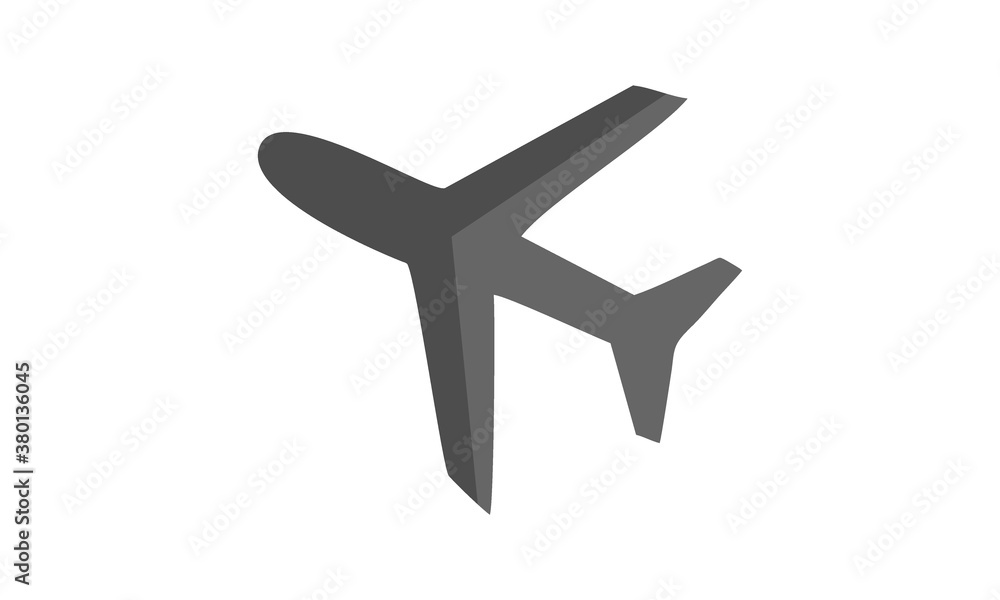 Obraz premium plane logo vector