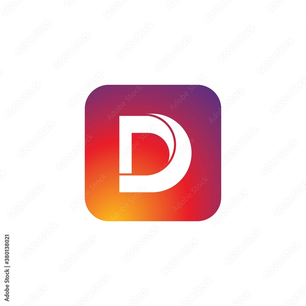 D Letter logo business D Letter logo business