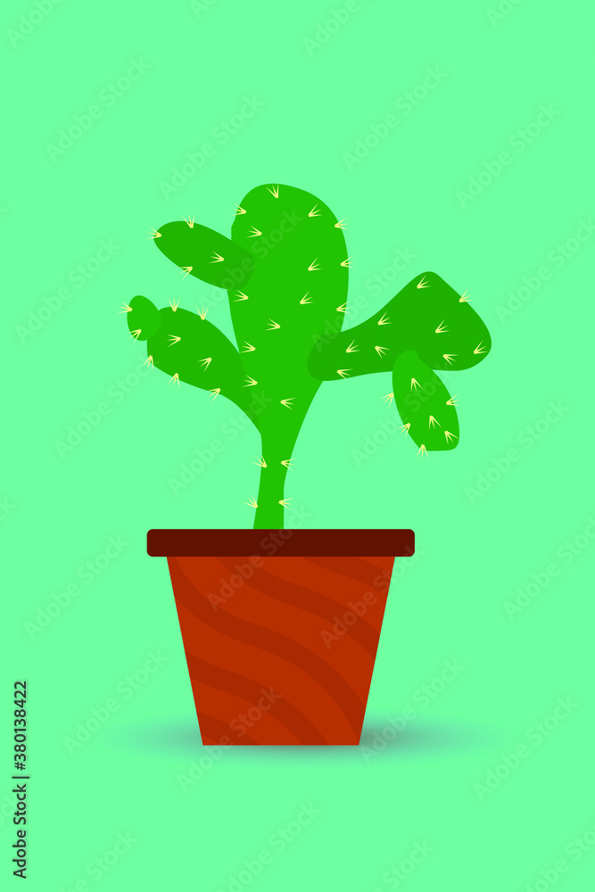 cactus in flower pot. Home plants. Vector Illustration graphic trendy illustration. cactus in flower pot. Home plants. Vector Illustration graphic trendy illustration.