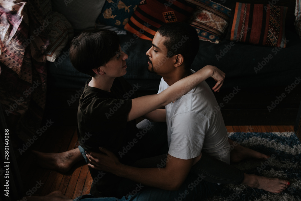 Intimate couple shoot in their bedroom Intimate couple shoot in their bedroom