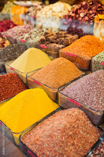 Spices in IstanbulÔøΩ_s Grand Bazaar photo