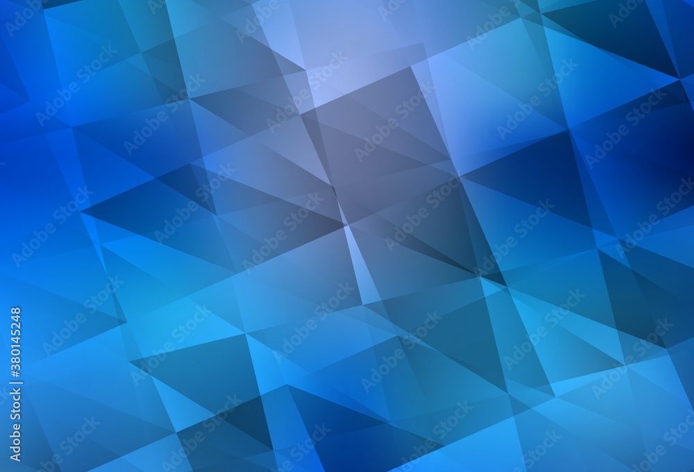 Light BLUE vector low poly texture.