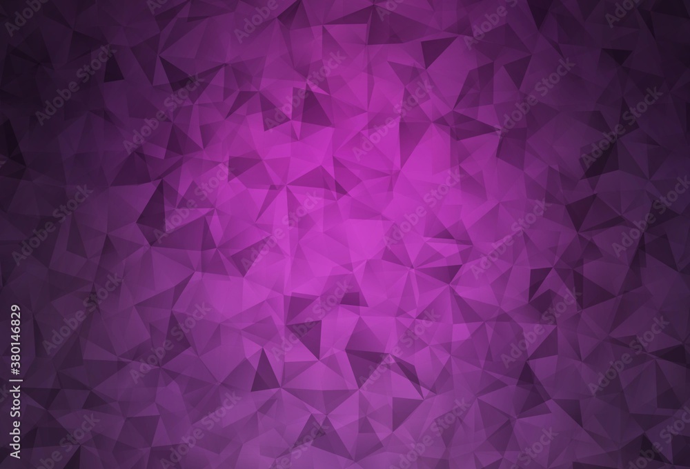 Dark Pink vector low poly background. Dark Pink vector low poly background.