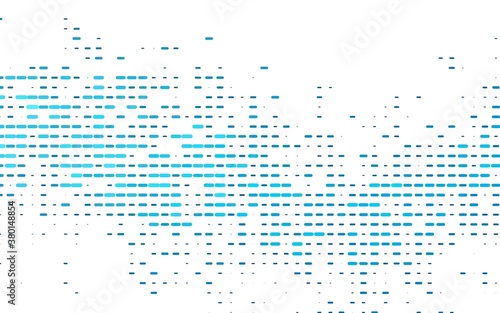 Light BLUE vector layout with flat lines. Lines on blurred abstract background with gradient. The pattern can be used as ads, poster, banner for commercial.