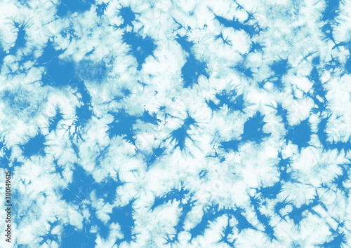 Konstfotografi TIE DYE PATTERN, SHIBORI EFFECT, TRENDY FABRIC DYED