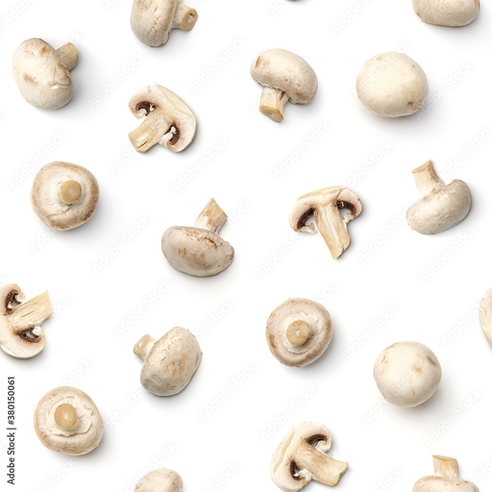 Seamless pattern with champignon. Abstract champignon background Seamless pattern with champignon. Abstract champignon background