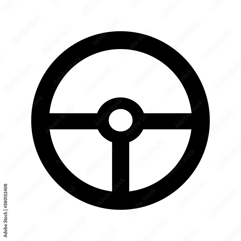 Steering Wheel Icon Design Vector Template Illustration Steering Wheel Icon Design Vector Template Illustration