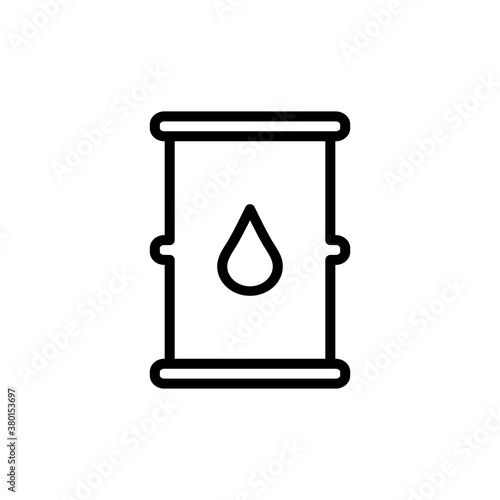 Oil Barrel Icon Design Vector Template Illustration
