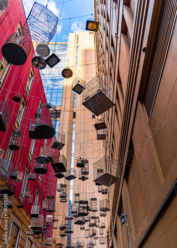 art in the streets of the CBD in the city